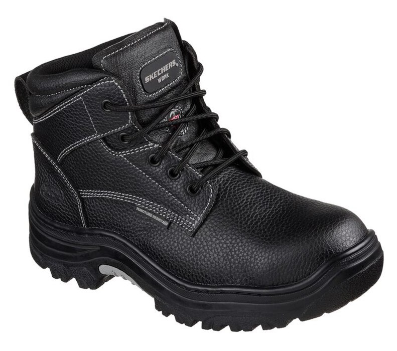 Skechers Burgin - Tarlac St - Mens Work Boots Black [AU-AF4223]